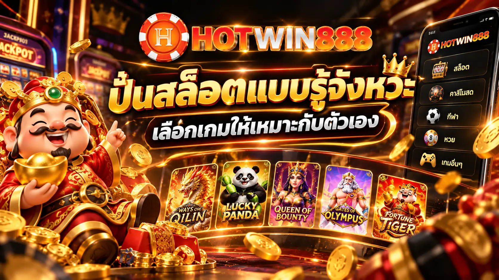 ปั่นสล็อตแบบรู้จังหวะ เลือกเกมให้เหมาะกับตัวเอง